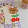 Novo Clássico de Presilha Lateral de Coelho Desenho de Cereja Versátil Florzinha Pato Amarelo Presilha de Cabelo Acessórios de Cabelo para Meninas Headwear Atacado