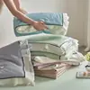 Nuevo 2025 Tencel Lanjing de los años 60 Proteína de Capullo de Gusano de Seda Verano Fresco Colcha de Cuatro Piezas Verano Fresco Seda Deslizante Colcha de Aire Acondicionado