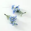 Cabezas de Flores Mixtas Boda DIY Hechas a Mano Artificiales Falsas Flores Decoración Coloridas Flor de Cinco Pétalos Pared de Flores Arreglo Accesorios Flores Materiales de Flores