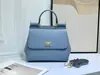 Bolsa Feminina Estampa de Palma D&G Bolsa de Mão Bolsa Transversal Bolsa Platina Bolsa de Festa Couro Genuíno Siciliano Bolsa Feminina Exportação
