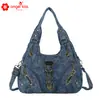 Bolsas Femininas Populares de Comércio Exterior Transfronteiriço Bolsas Europeias e Americanas Bolsas de Ombro Tendência Grande Capacidade Bolsas Transversais Portáteis Venda por Atacado Feminina