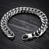 Venda quente estilo coreano personalizado criativo pulseira de aço inoxidável de titânio dos homens cadeia de presente musculação musculação jóias atacado