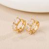 Brincos de Diamante de Luxo Transfronteiriços para Mulheres Noivado Casamento Noiva Acessórios da Temporada de Casamento Brincos Grandes de Diamante Pendentes Explosões de Orelha