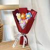 Nuevo Regalo de San Valentín Rosa Flor Pompon Ambiente Navideño Ramo Mini Individual Creativo Ramo de Compañía