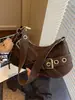 Bolso de Moda para Mujer 2026 Transfronterizo, Bolso de Hombro de Media Luna de Nicho, Bolso de Hombro de Alta Gama, Bolso Cruzado Casual Versátil