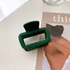 Textura Escarchada Mini Pinza Pequeña Estilo Coreano Accesorios para el Cabello Cuadrado Pinza para Flequillo de Mujer Pinza de Tiburón de Gama Alta Venta al por Mayor