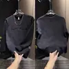 Stock de fábrica i2026 Otoño/Invierno nuevo estilo sudadera simple con letras en relieve moda masculina tie-dye top cuello redondo