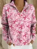 Sudadera cruzada con media cremallera y cuello medio alto, top casual para mujer conmemorativo del 250 aniversario de EE. UU., comercio exterior, Amazon Europa y América