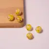 Fio de Ouro Vidro Torcido Contas Estilo Japonês Contas Soltas de Vidro Acessórios para Joias DIY Feitos à Mão Atacado Contas de Flor de Vidro Torcido com Fio de Ouro
