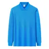 Camisa Polo de Manga Larga para Hombre con Solapa y Logo Imprimible Camiseta Camisa Paul Ropa de Trabajo para Empresa Top para Mujer
