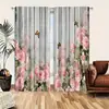 Cortinas Criativas de Verão Transfronteiriças com Estampa de Linhas do Mar, Conchas e Corais para Decoração de Ambiente de Sala de Estar e Quarto