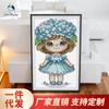 Nuevo Kit de Punto de Cruz Transfronterizo con Diseño de Hortensia para Niñas, Adecuado para Sala de Estar y Dormitorio, Bordado a Mano DIY con Hilo de Algodón