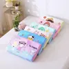 Almohada de Látex de Seda de Hielo Infantil de Dibujos Animados Almohada de Látex Doméstica para Estudiantes de Verano Almohada Natural para Protección del Cuello Transpirable
