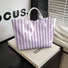 Plataforma independiente Temu nueva bolsa de mano transfronteriza impermeable PVC+lienzo para el trabajo portátil bolso de hombro bolsa de mano