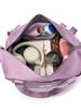 Bolso de mano adicional para mujer, ligero y de gran capacidad, para almacenamiento en distancias cortas.