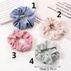 Directamente del fabricante: Novedoso Scrunchie para Moño con un Diseño Sencillo y Elegante, Suave con el Cabello, Estilo Coreano, Lleno de Pedrería, Scrunchie Esponjoso