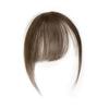 Peruca com Franja Topo da Cabeça Feminino Cabelo de Simulação Natural Franja Frontal Antiga Inclinada Franja Falsa Cortina de Cabeça Leve Sem Costura