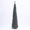 Árbol de Navidad de PVC Retráctil Encriptado con LED Transfronterizo, Nueva Decoración Navideña Más Vendida, Árbol Retráctil de Suministro Directo de Fábrica