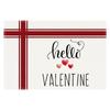 Mantel Individual de San Valentín Enanos Amor Lino a Cuadros Estampado Mantel de Mesa Hogar Cocina Mesa de Comedor Tapete Aislante de Calor