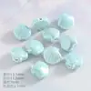 Contas Pequenas de Cerâmica Frescas e Coloridas em Formato de Concha para Joias Artesanais DIY, Acessórios com Contas, Pulseiras e Acessórios de Vestuário