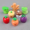 Fronteiriço boneco de vegetal pequeno fofo micro paisagem faça você mesmo ornamentos em miniatura rabanete pimentão vegetal acessórios de resina