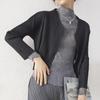 Abrigo de Moda Miyake para Mujer 2025 Top Corto Reductor de Edad Holgado Combinable Adelgazante Elegante Protección Solar Cárdigan Pequeño