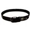 Calle de Uñas Metal Redondo Suave Accesorios Cinturón Tachonado Mujer Punk Estilo Remache Duradero Incrustado Moderno TPE