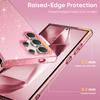 Funda para Teléfono Samsung S26 S25Ultra Transparente con Brillo Magnética S24 Funda Terminator Anti-Amarilleo