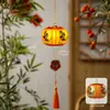 Colgante de Linterna de Caqui del Festival de Mediados de Otoño Nuevo Estilo 2026 Linterna de Flores Luminosa de Mano para Niños Decoración de Escena Exterior