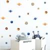 Fanxi Export Pegatinas de Pared Tamaño Pequeño Nueve Planetas Bola de Estrellas Habitación Infantil Guardería Regalo Pegatinas Fx-B03 Impresión de Inyección de Tinta