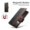 Funda de Teléfono tipo Cartera con Tapa abatible para Samsung S26Ultra con Ranura para Tarjetas y Soporte de Carga Inalámbrica Magnético Dos en Uno, Funda de Cuero