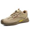 Zapatos de Protección Laboral para Hombre Son Antimpactos, Antipenetración, Antisoldadura, Antiescaldaduras, Aislantes, Ligeros, de Suela Sólida, con Puntera de Acero, Zapatos de Seguridad para Trabajo