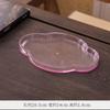 Bandeja de Té Transparente de Plástico Ningxuan Estilo Retro Soporte para Olla Doméstico Bandeja Zen de Burbujas Secas Impermeable Tapete para Té Aislamiento
