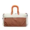 Bolsa de Viagem Leve e Simples Grande Capacidade Separação Úmido/Seco Bolsa de Mão para Academia Versátil Moda Estilo Coreano Bolsa para Esportes de Curta Distância