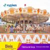 Disney Amusement Equipment Indoor Carousel Internet Celebrity Kidsren's 12 lugares 16 lugares Girando Cavalo Instalação de diversão Fabricante