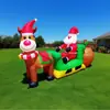 Fornecimento exclusivo transfronteiriço de renas infláveis e decorações de Papai Noel para celebrações, festas e feriados, decorações de jardim e ornamentos de cena de Natal