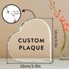 Amazon Cross-Border Quebra-cabeça Personalizado de Amor Acrílico Transparente Dia dos Namorados Dia das Mães Artesanato Caseiro Ornamentos