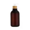 En Stock Botella de Plástico para Mascotas de 300 ml con Dispensador de Loción, Material de Empaque para Artículos de Tocador, Botella de Loción Corporal de 500 ml, Botella de Relleno para Champú