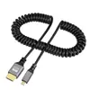 Cable HDMI a Micro HDMI Telescópico de Resorte Rizado Codo Recto Cabezal Recto Conexión Recta Cámara SLR Ultra Alta Definición