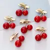 Colgante de Cereza de Dibujos Animados de Nueva Especificación Transfronterizo para Pulsera, Collar, Pendientes, Llavero, Colgante, Accesorios de Joyería
