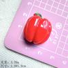Accesorios de resina de verduras en miniatura para simulación, cuerda para el pelo DIY, pinza para el pelo, funda para teléfono móvil, colgante para taza de agua, materiales decorativos al por mayor