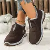 2026 Zapatos de Algodón para Mujer Invierno Nuevas Botas Zapatos de Mujer Transfronterizos Cálidos y Cómodos Zapatos para Madre Más Terciopelo Más Grosor Botas de Nieve