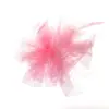 Decoración de pastel de cumpleaños de niña bailarina de ballet, pétalo de encaje, falda de baile, falda de gasa gris y blanca, vestido de repostería