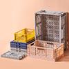 Cesto de Armazenamento de Brinquedos Yimei Cosmetics Cesto Dobrável Criativo Recipiente de Armazenamento Recipiente de Armazenamento de Mesa Organizador Dobrável Portátil