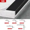 Tiras antideslizantes para escaleras de aleación de aluminio, borde antideslizante para peldaños, perfil de borde en ángulo recto en forma de L para jardines de infancia, escuelas y centros comerciales