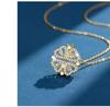 Amor de quatro folhas trevo colar moda feminina estilo coreano nova entrada de luxo nicho design de dois cintos colar de aniversário presente de aniversário