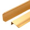 Suministro Directo de Fábrica aleación de aluminio manija larga manija oculta puerta de armario ropero borde arqueado sellado manija de aluminio invisible