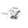 Clavo de Oreja Estrella de Titanio F136 Corazón Estrella Luna Hélice de Oreja Aleación de Titanio G23 Joyería para Perforaciones Clavo de Oreja Sencillo
