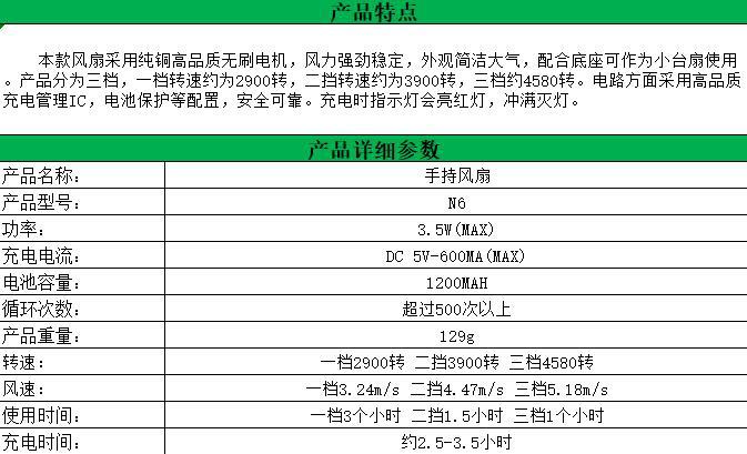 小风扇厂家