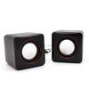 Altavoz Pequeño Cuadrado para Computadora 2.0 Mini Subwoofer USB con Cable para Portátil y Escritorio Altavoz para Oficina en Casa